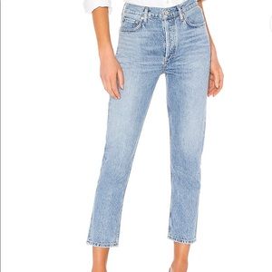 Agolde Riley cropped jeans, size 28